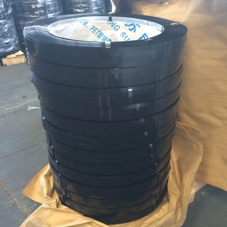 19MM BLACK PAINTED STEEL STRAPPING FOR TIMBER INDUSTRY-FACTORY PRICE