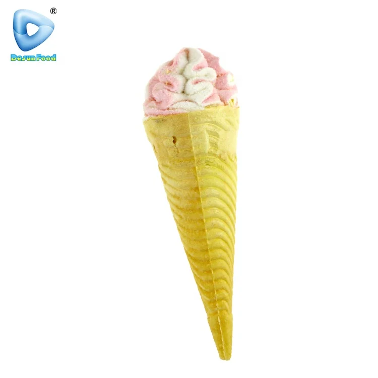 Wholesale sweets fruit ice cream center filling marshmallow candy