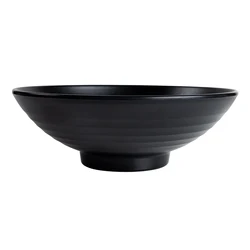 Best Seller Ramen Bowl Ichiran, Wholesale Cheap Reusable Melamine Bowl Black
