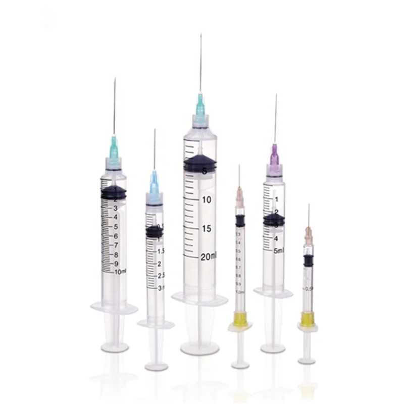 China factory wholesale disposable syringes 5ml with needle for single use