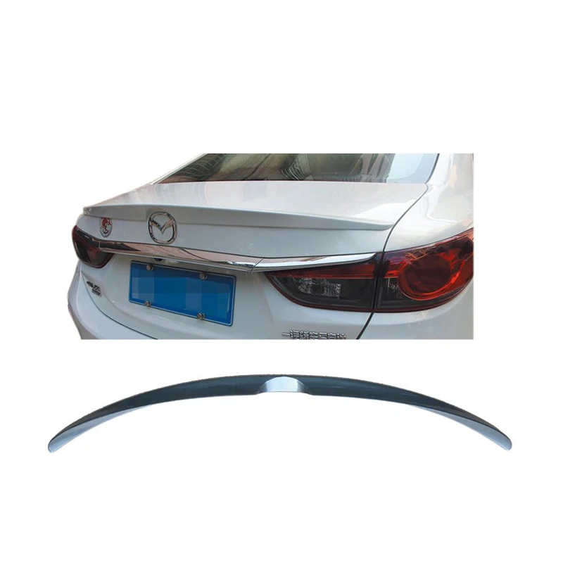 Hot selling car accessories car ABS spoiler with stop light car wings rear spoiler  MAZDA M6 ATENZ