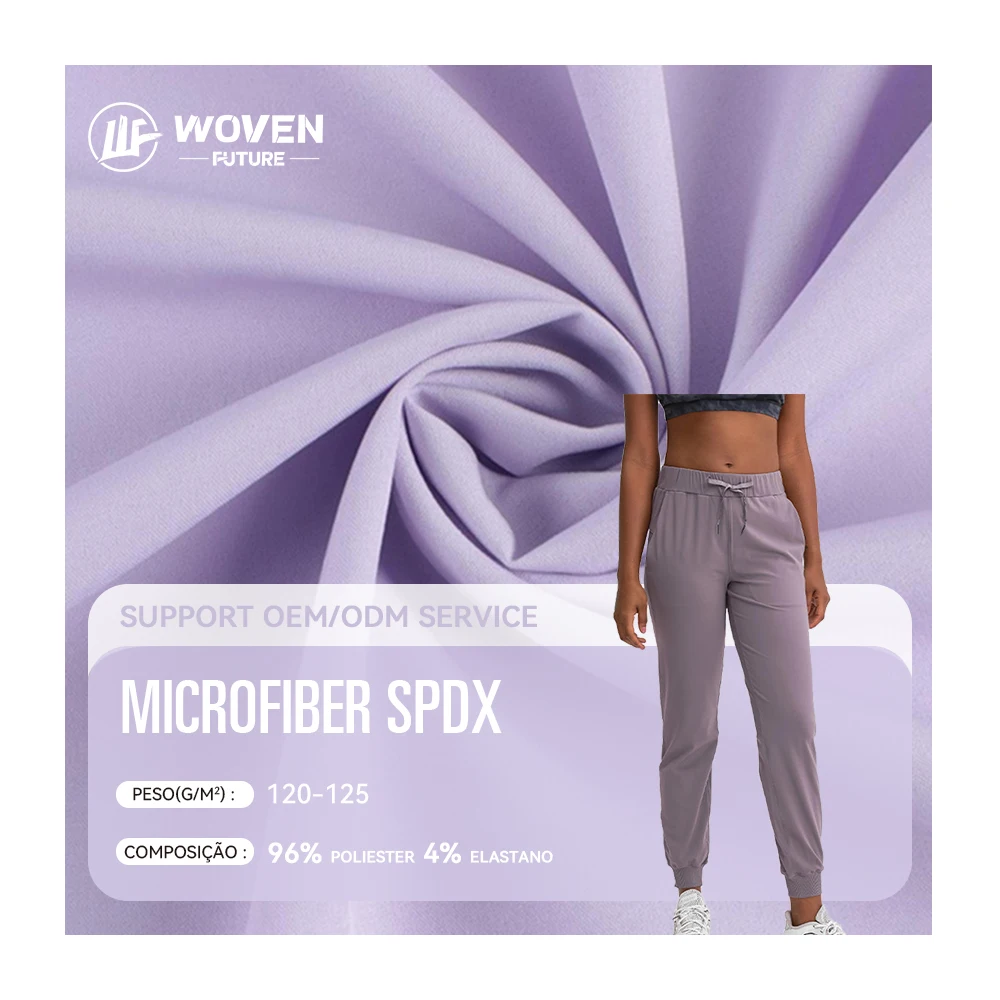 Shaoxing WovenFuture four way stretch garment athletic sports wear fashion soft comfortable tales microfiber spandex fabric