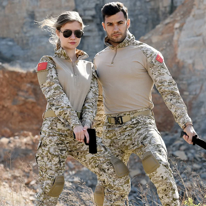 New Arrivals 2021 Wholesale Military Clothing Frog Suit Outdoor Training Camping Camouflage Combat Tactical Military Uniforms