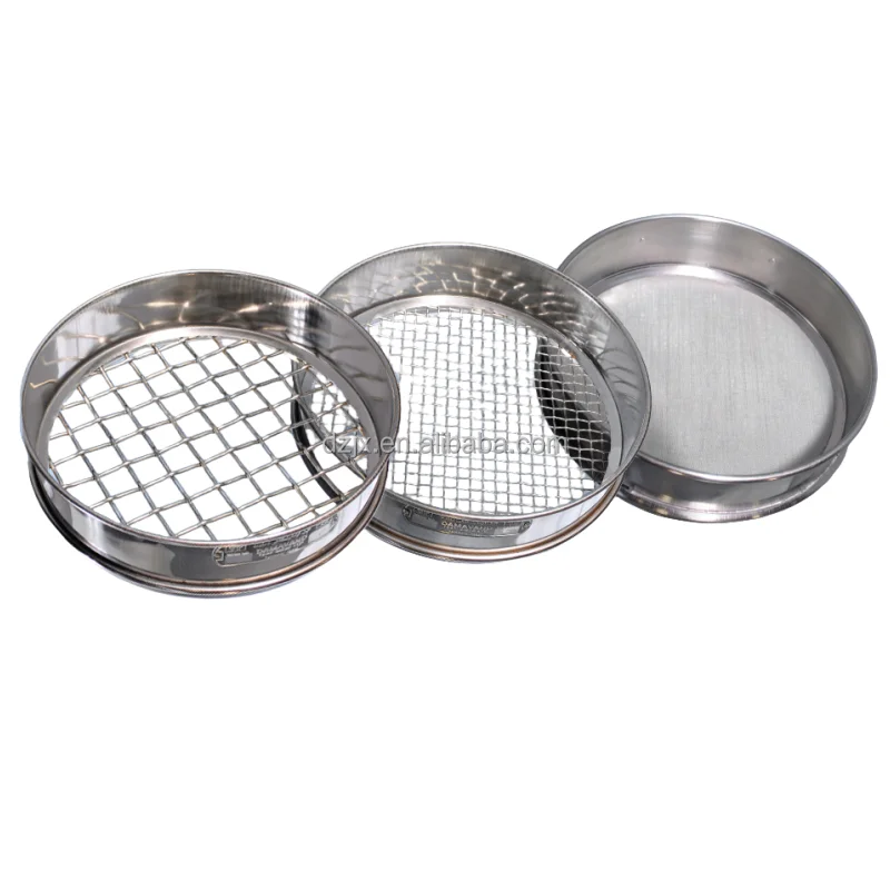 DZJX Double Layer Ultrasonic Diameter 300 150 Micron Stainless Steel Laboratory Sieve For Nematode Lab Siever Shaker