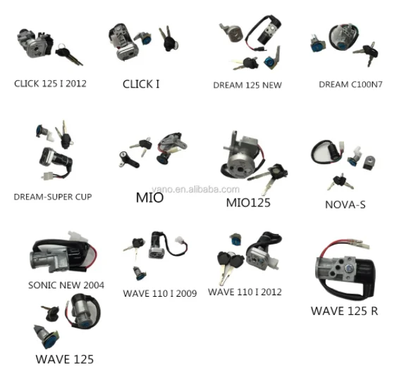 DREAM125 KPM Замок зажигания для мотоцикла набор ключей с электрическим замком
