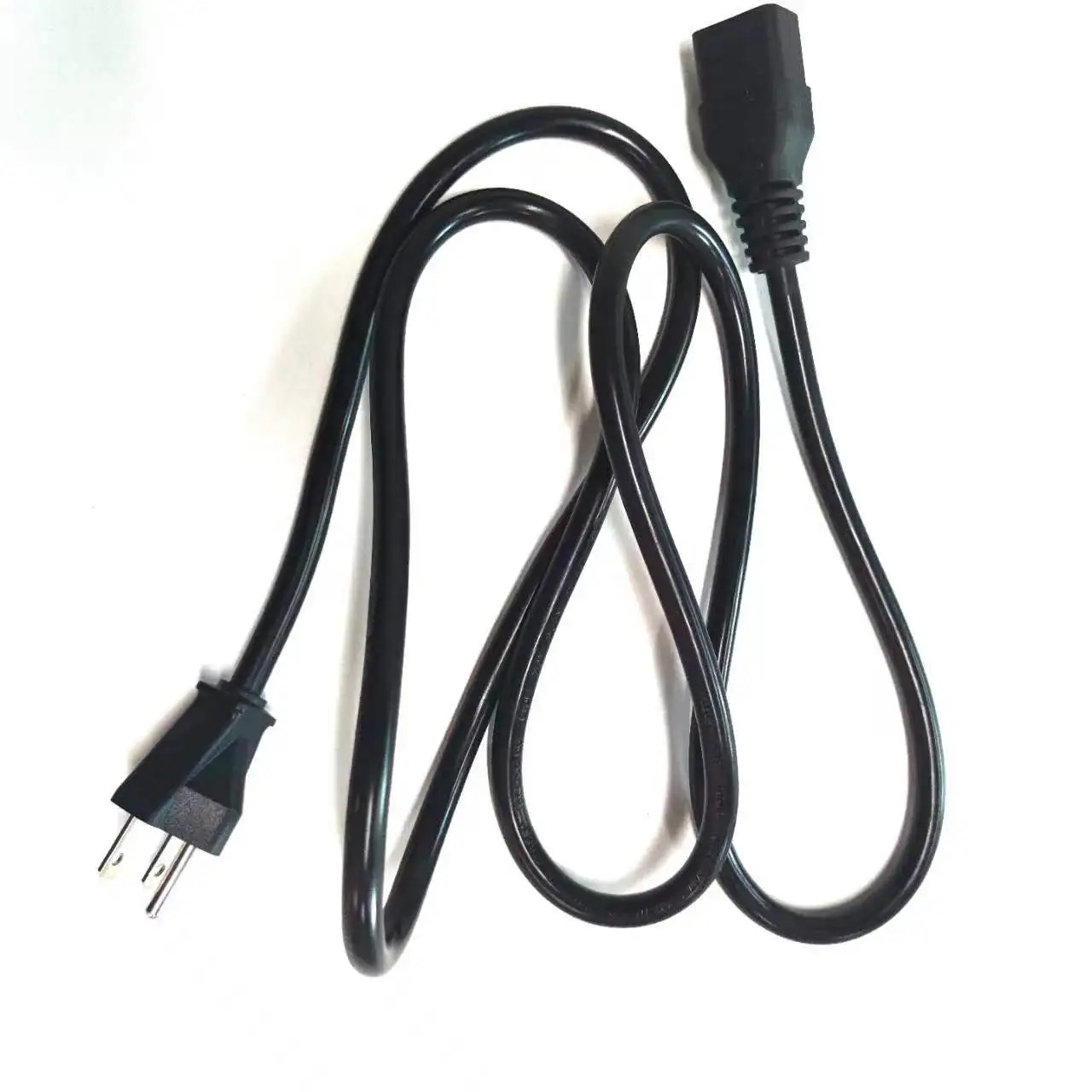 Power Extension Cord NEMA 6-15P to IEC C19 3X14AWG SJT (15A 250V) 6ft/1.8m Home Appliance Copper Black or Customized 2 Weeks