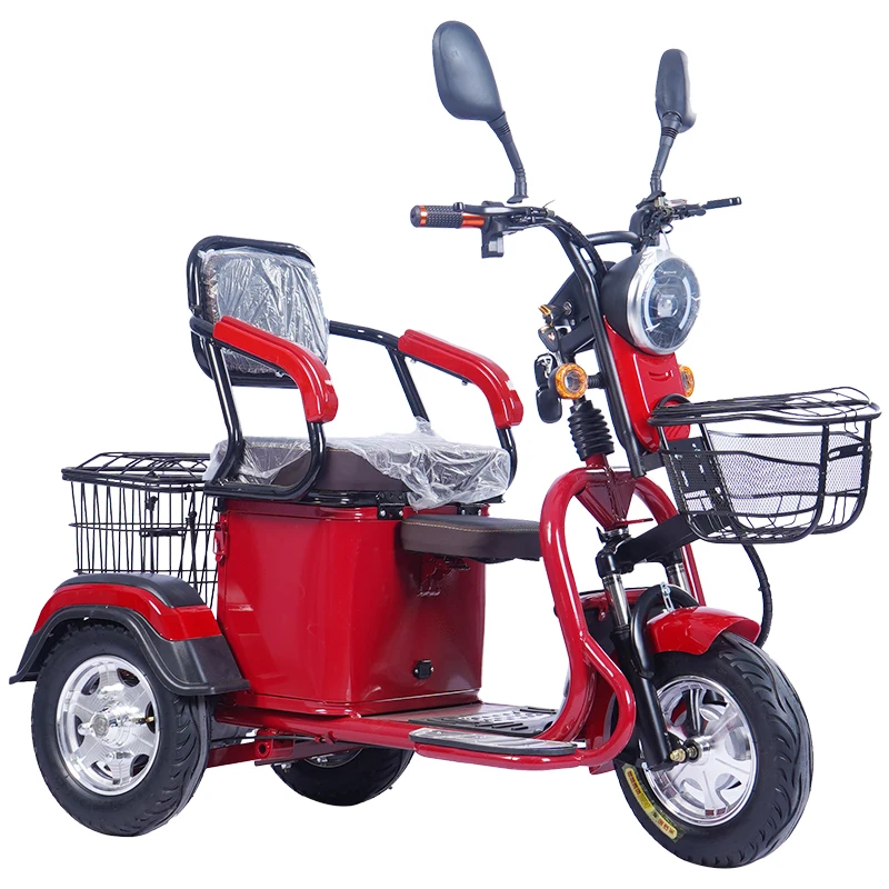 new small electric tricycle adult  three wheel bicycle pedal tricycles china