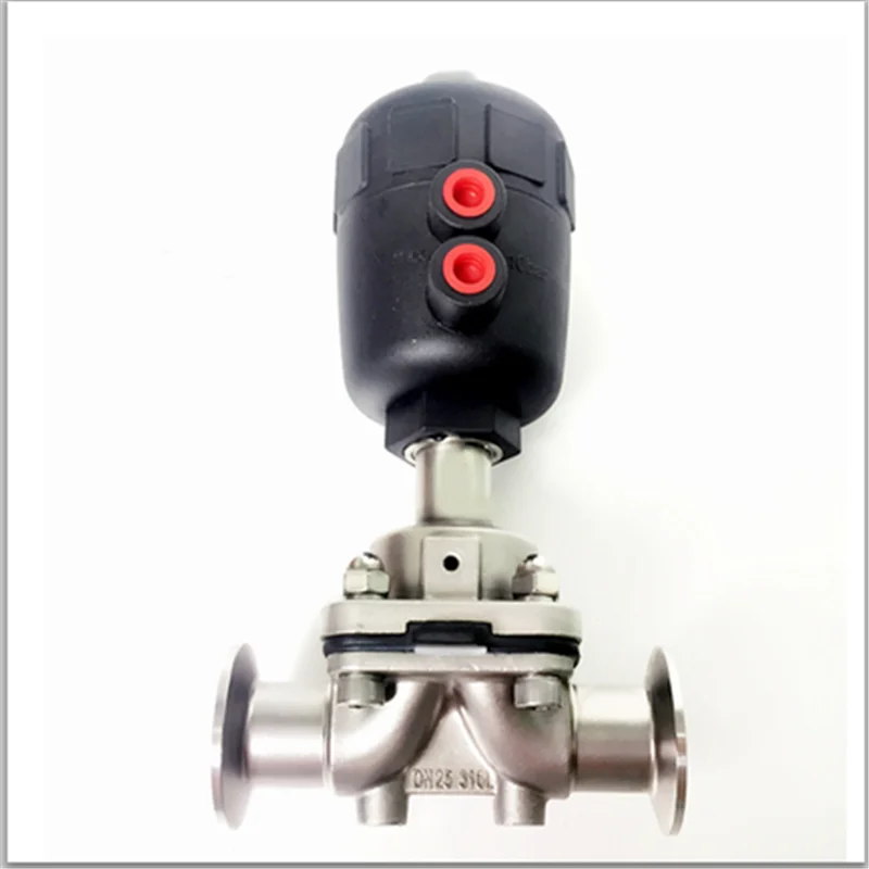 China Sanitary Pneumatic Clamped Diaphragm Valve