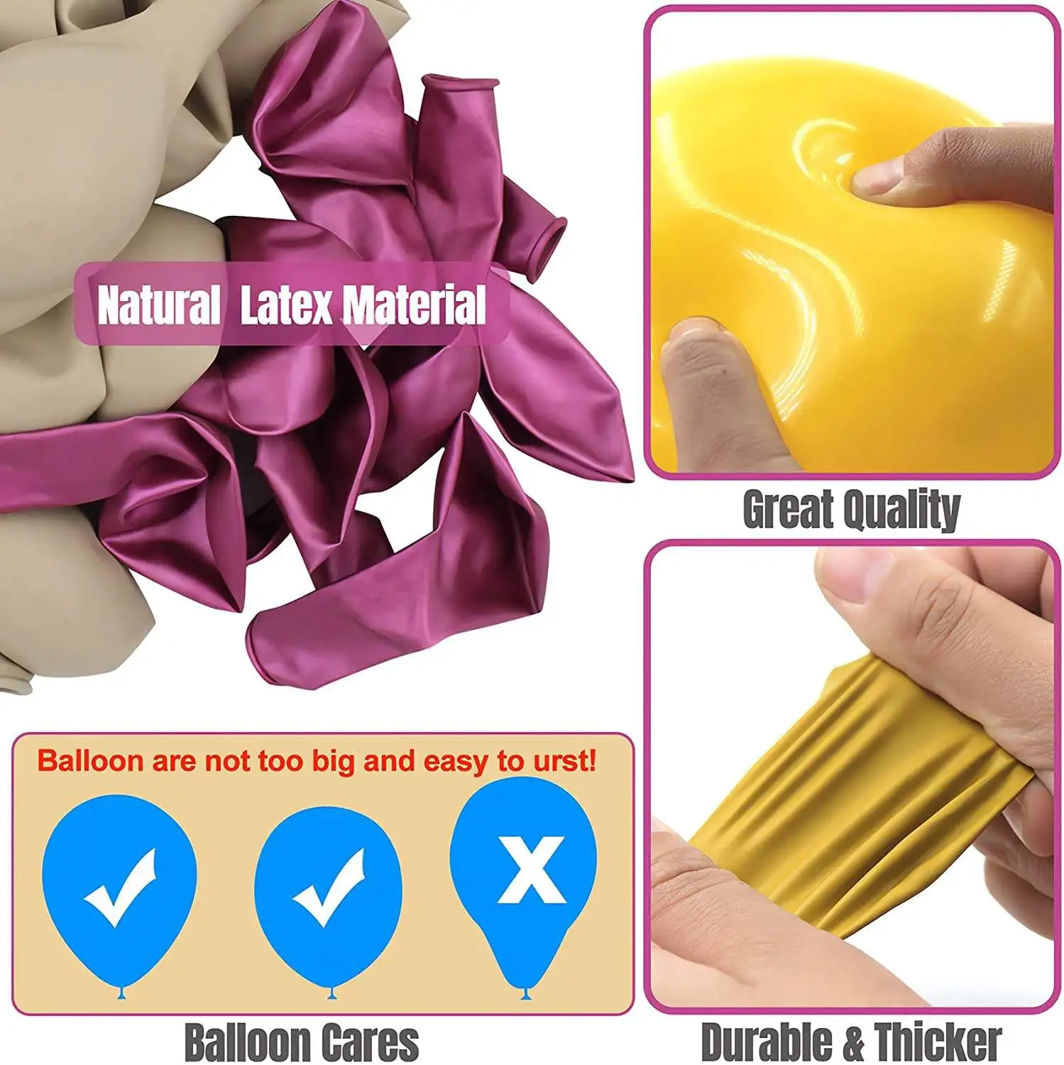Pink Theme Hot Pink Pastel Pink Metallic Balloons Rose Gold Star Balloon Garland Arch Kit Party Background Decorations