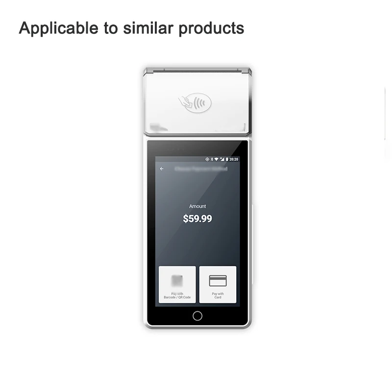 Customized electronic tempered glass is applicable to the window protection panel of POS terminal