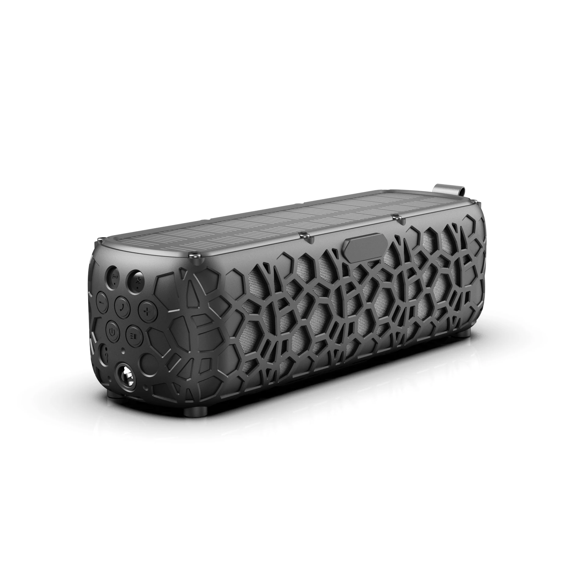 ES-T65 inalambrico altavoz hybrid speakers outdoor excellent bass waterproof blue tooth speaker portable solar bluetooh speaker