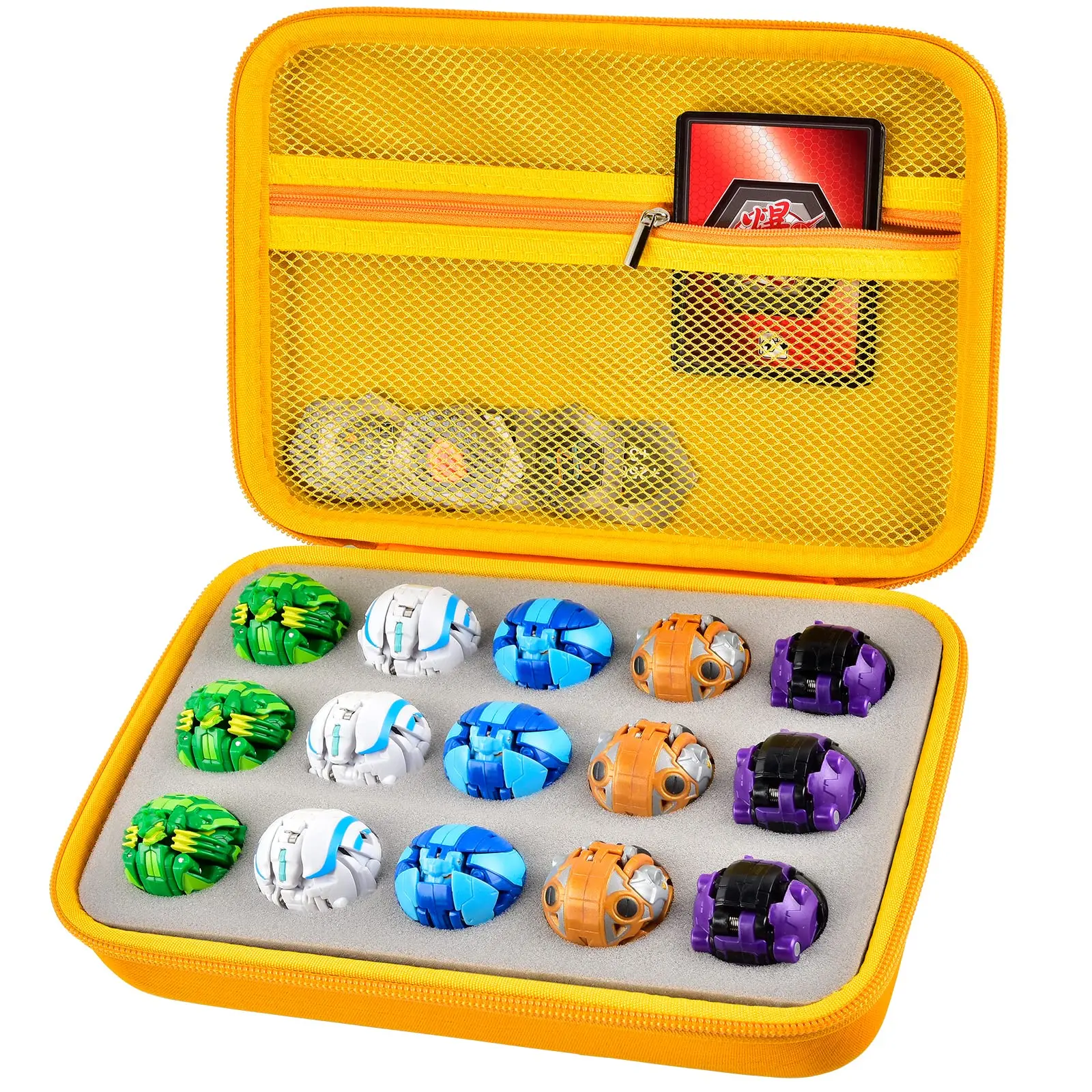 Factory Custom High Quality Hard Eva Beyblade Toys Case Storage Zipper Eva Case Factory For Toy Organizer Storage Case Outdoors