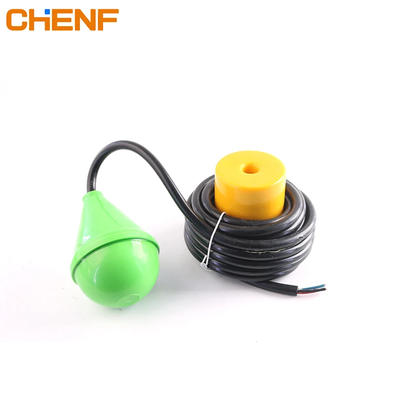 CHENF Green Round Liquid Fluid Water Level Controller Sensor Waterproof plastic micro automatic vertical Float Switch