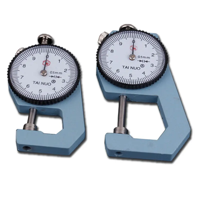 High Quality 0-10/20mm Leather Craft Hand Tools Dial Thickness Gauge For Paper Or Leather
