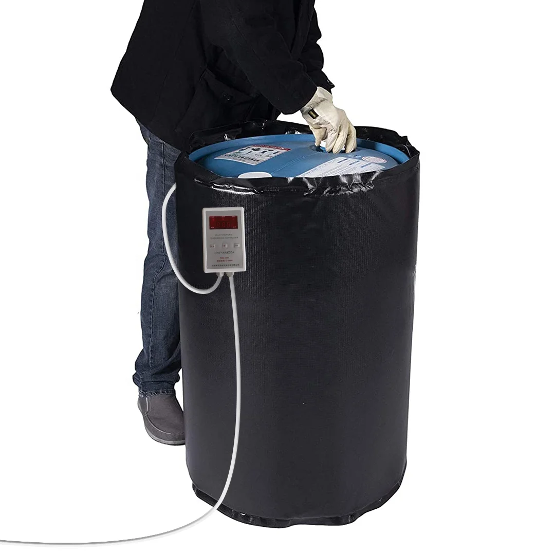 Manufacturer Amazon Best Selling 55 gallon oil drum Temperature regulation insulation belt thermostat heater Gallon drum heater