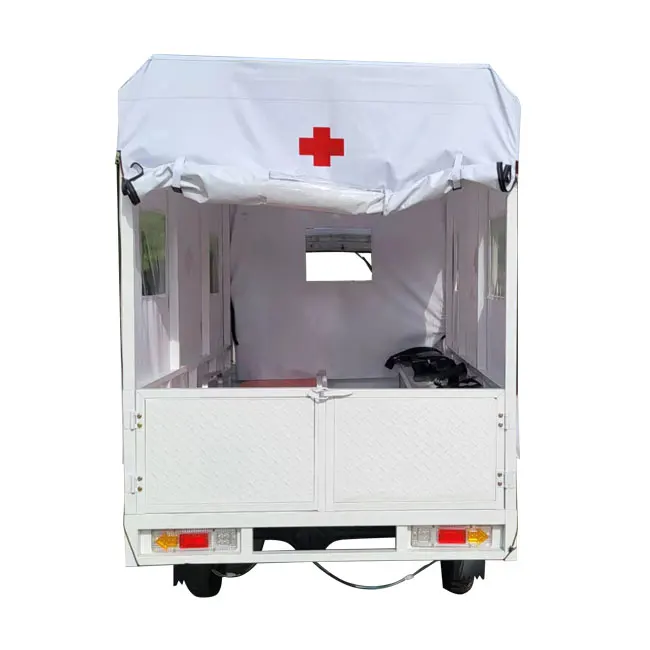 With Stretcher and Nurse Seat Africa Hot Sale 150cc 200cc 250cc Motorcycle 175cc Ambulance Tricycle China