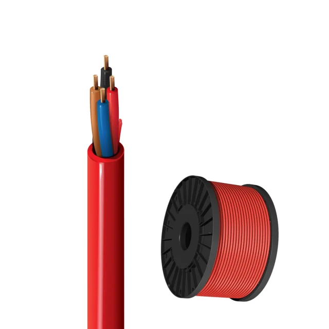 multi core red black cable sleeve fire resistant manufacture Fire Alarm Cable