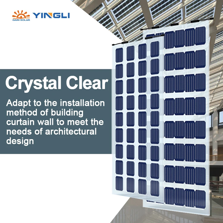 home grid tie 3kw 5kw solar 5%-50% transparent 5BB 9BB 12BB systems bipv double glass solar panel bipv panel solar glass solar