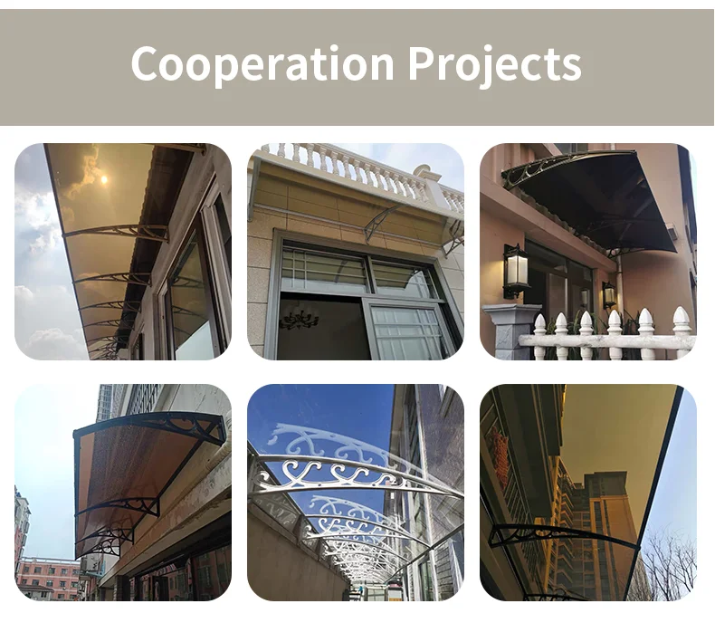 Classic style shop front door canopy awning metal entrance door canopy