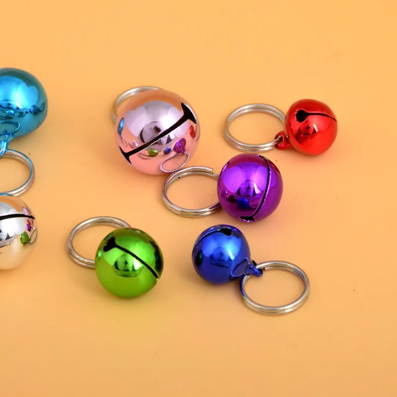Pet Dog Cat Collar Bell DIY Accessories For Collar Loud Bell kitten Safety Random