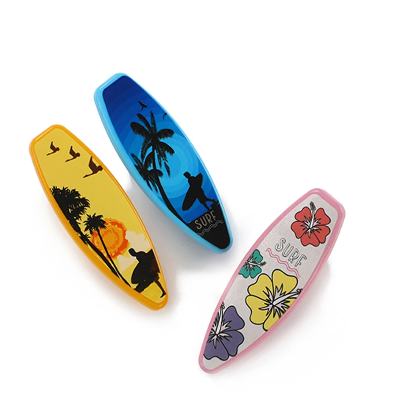 Custom 2 Pieces Surfboards Shape Drying Clothes Plastic Beach Chair Towel Pegs Clips