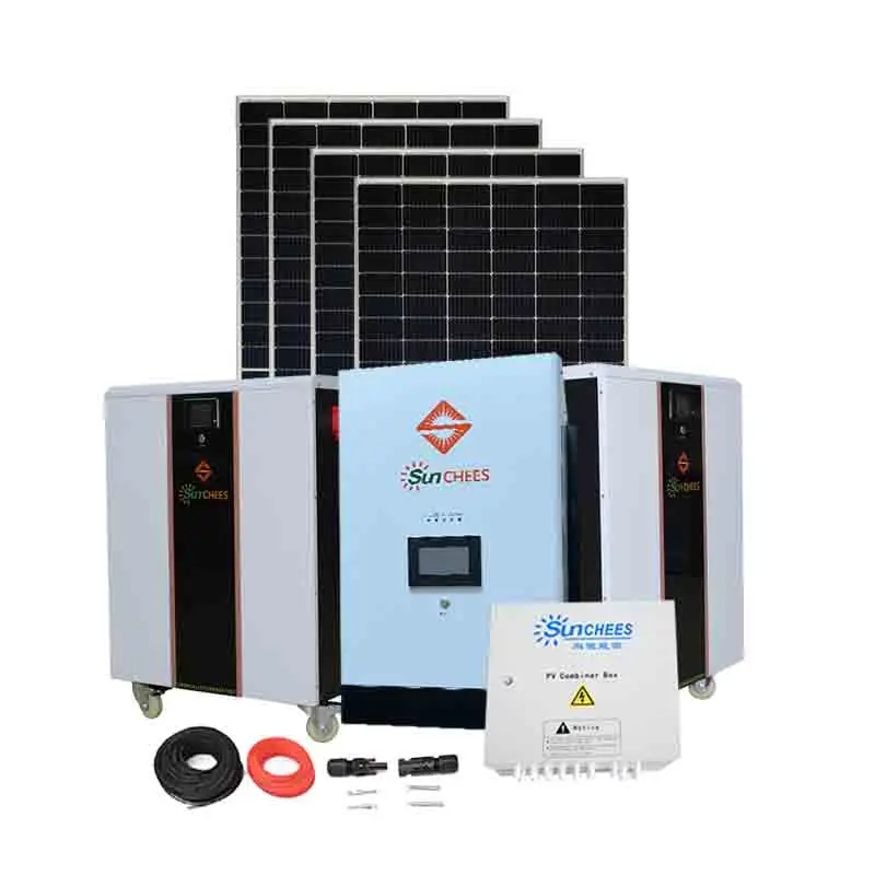 Solar Energy System Storage Battery Solar Inverter 10Kva With Batteries