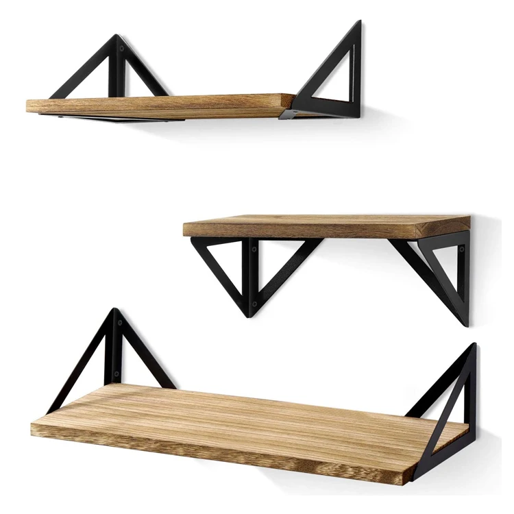 The Best Selling Simplicity Accepts Customization Wall Rack Wood Shelf