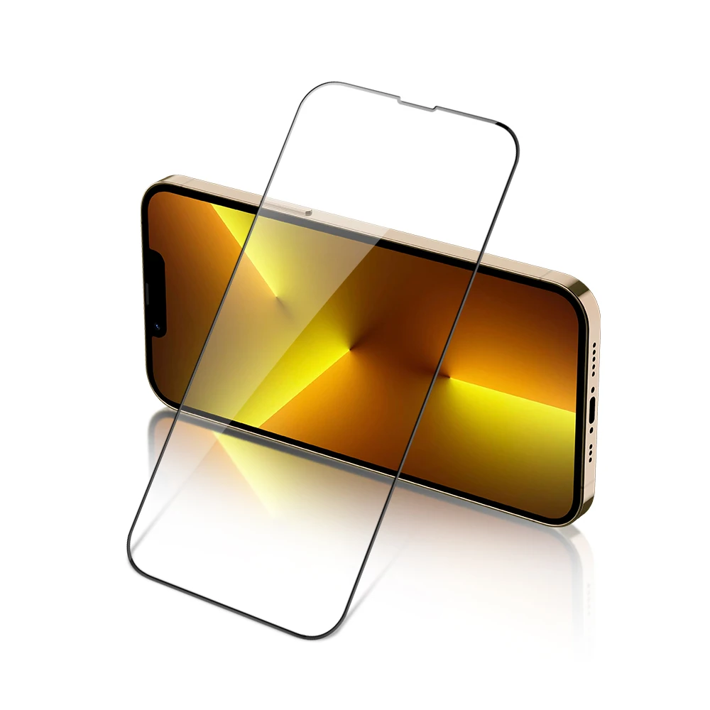 2.5d Silkprint Screen Protector For Iphone 13 Tempered Glass Film Compatible With 5.4 6.1 6.7 Inch