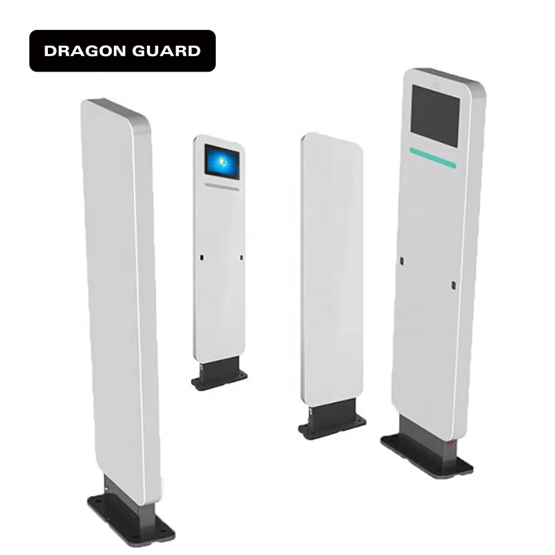 DRAGON GUARD RIA06 Smart Access Control Anti-theft Gate Walk Through Security Entry Door UHF RFID Gate Reader