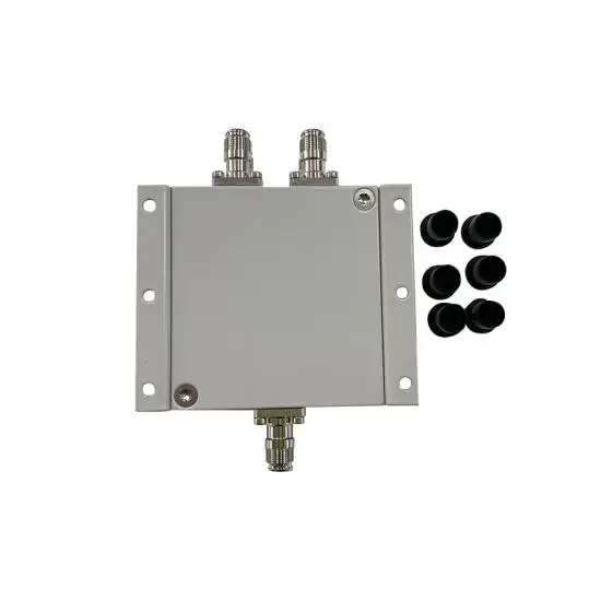 Factory Wholesale 698-3800MHz RF Power Divider 2 way Power Splitter With NEX10 Connector for In-building Solutionsapplication