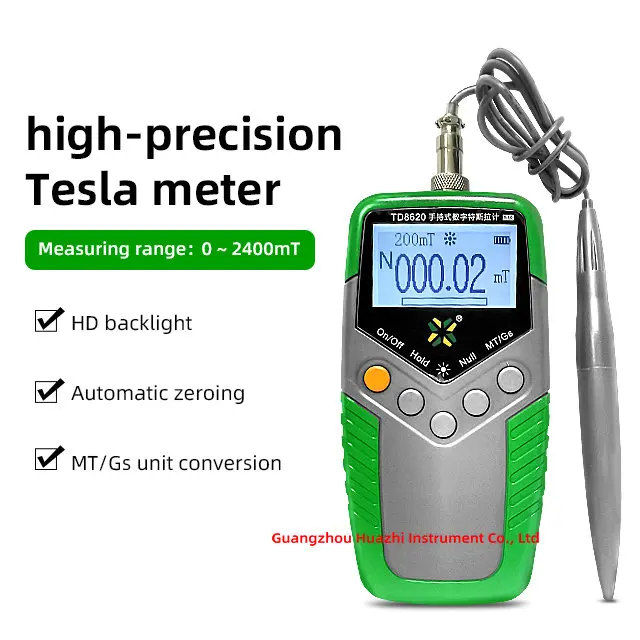Tesla meter TD8620 Magnet surface tester magnetometer The surface of the magnet magnetic detection