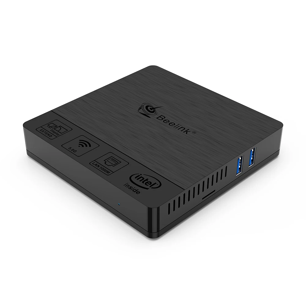  Четырехъядерный процессор Intel Atom x5-Z8500 Мини ПК DC 12V Beelink BT4 Windows10 оs 4 Гб ОЗУ 64 ГБ * USB 3 0