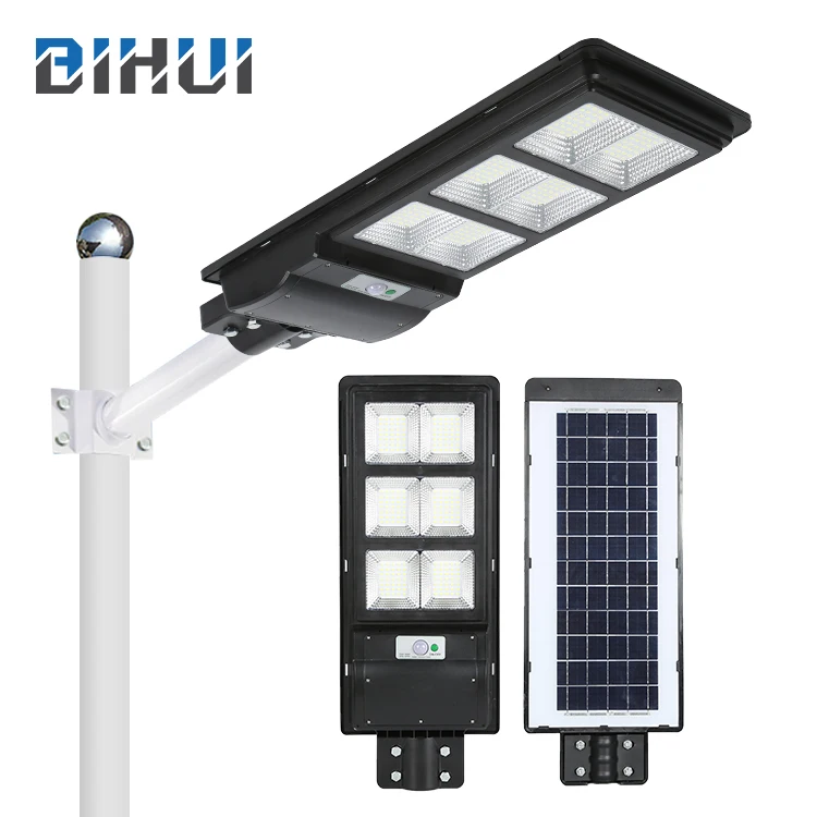 High Efficiency Bridgelux Waterproof Outdoor Ip65 90w 120w 150w Integrated All In One Led Solar Road Light