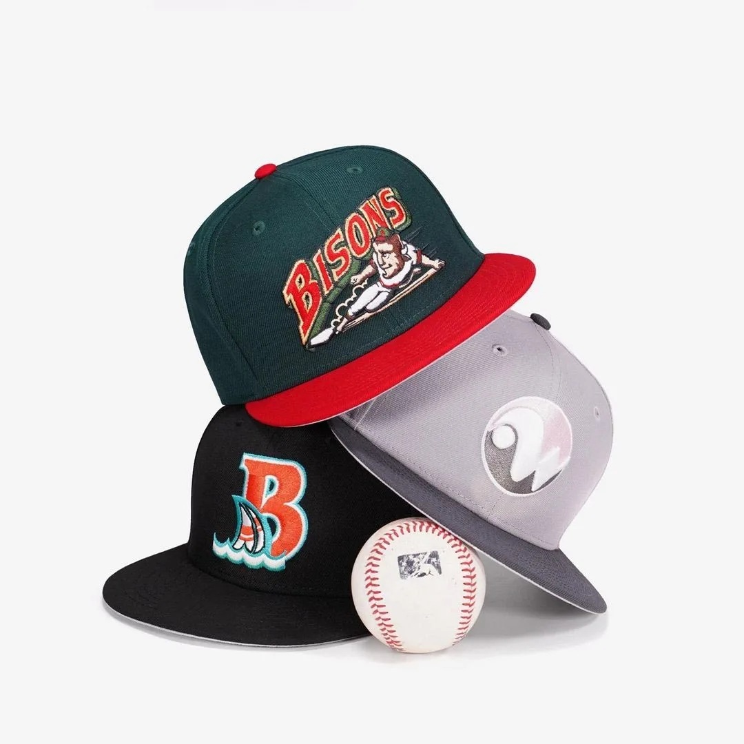 Gorras Wholesale 3D embroidery era sports caps fitted baseball hat custom logo fitted caps with flat brim