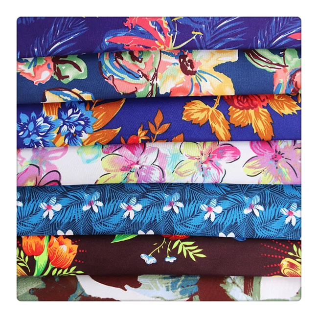 China textile printed custom 100% viscose plain Eco rayon woven modal fabric for dresses