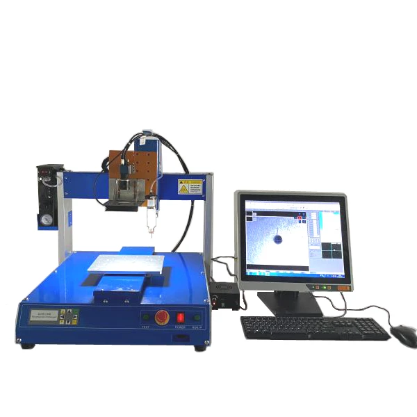 Robotic adhesive automatic dispensing system  with CCD visual sense