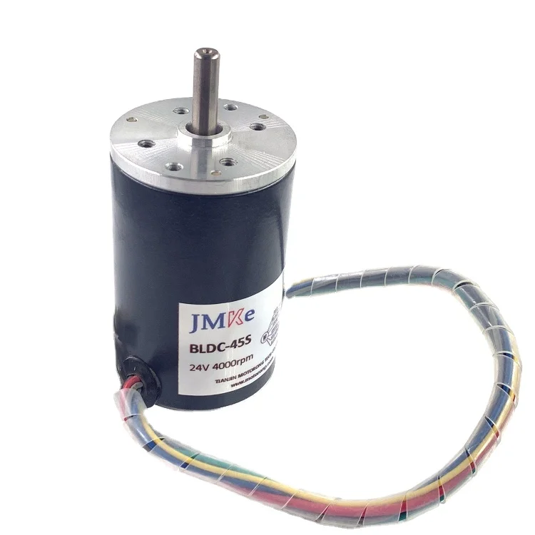 JMKE 45 мм 12 В двигатель постоянного тока 3000 об/мин бесщеточный 24 В двигатель