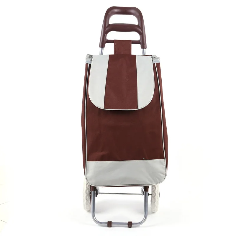 oyvp-994 New Fashion Light Collapsible Wheeled Shopping Trolley Bag Custom Logo Shopping Trolley Bag