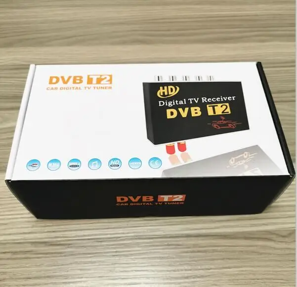  Мобильный Автомобильный цифровой ТВ-тюнер dvb t2 mpeg4 телеприставка с hd h.264 для России Колумбии Таиланда Сингапура