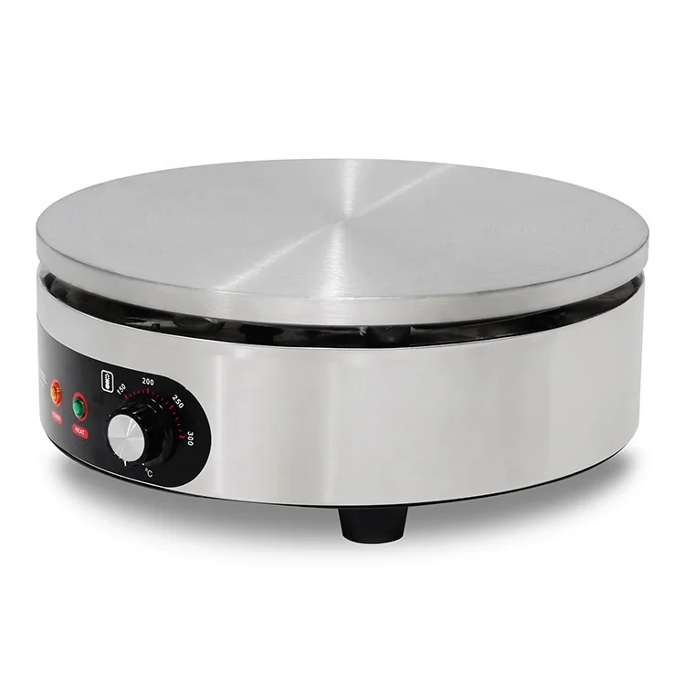 New Arrival Single Round Head 40CM Table Top Commercial Electric Crepe Machine for France