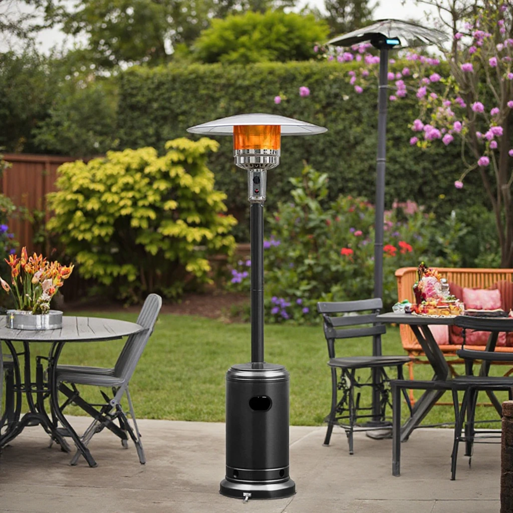 Made in China Outdoor Garden 2024 Tube Natural Gas Patio Heaters For Outside Propane Outdoor Garden Heater Gas Patio