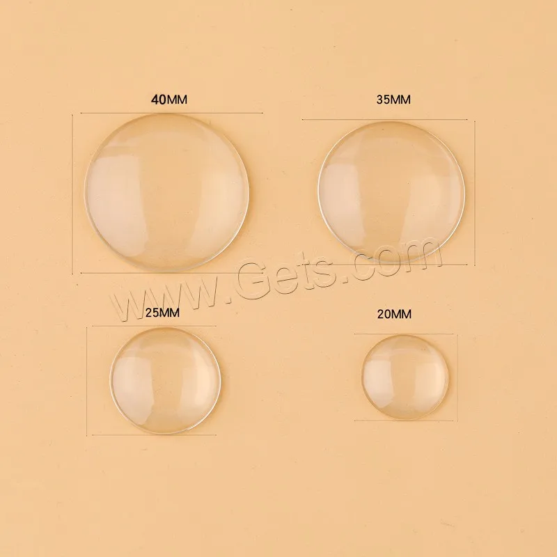 bulk wholesale DIY Transparent Glass Cabochon for jewelry making different styles for choice Approx 100PCs/Bag 1619526