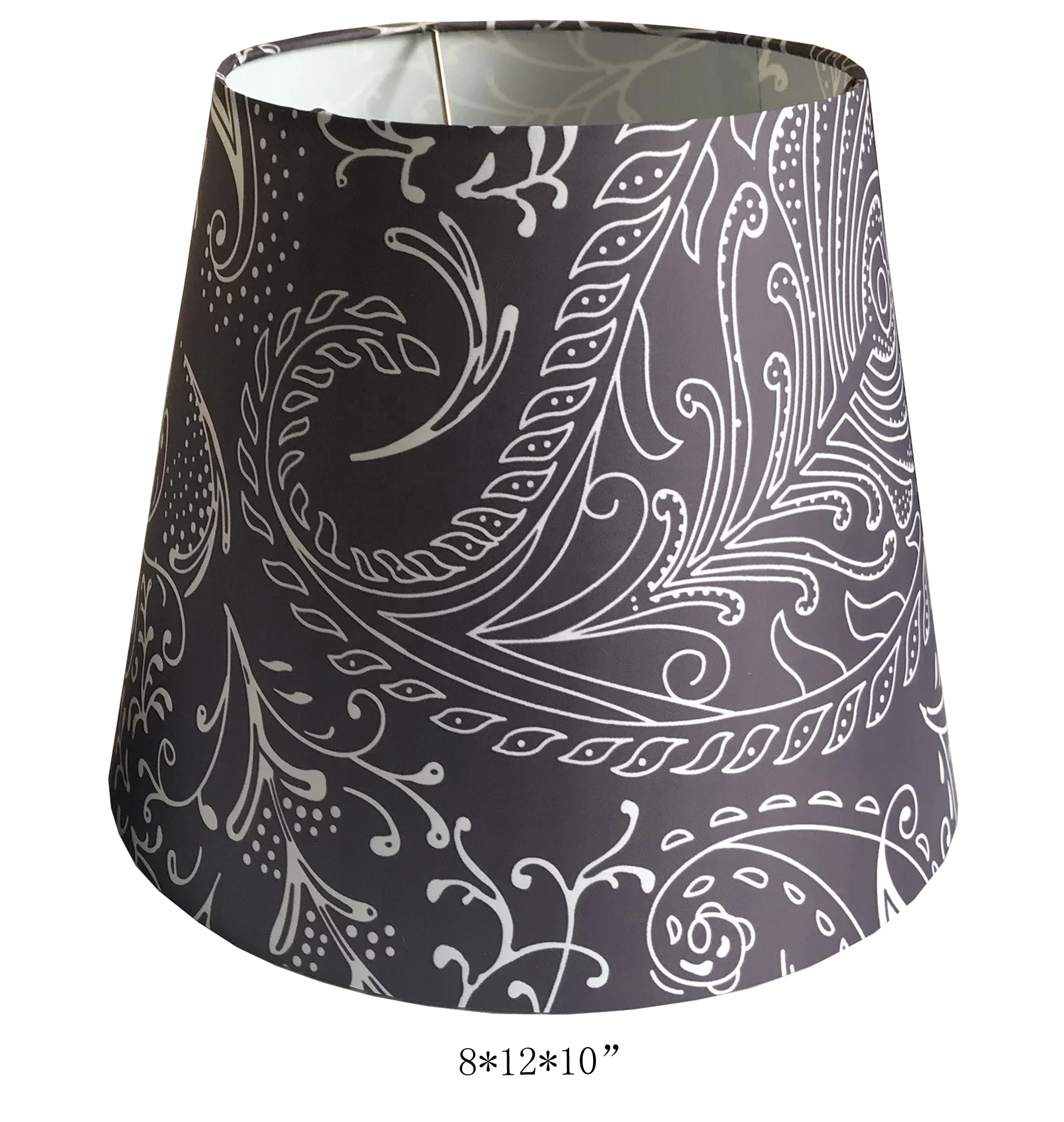 
Leaf Printing Table Lampshades Cone Shaped Lamp Shade 