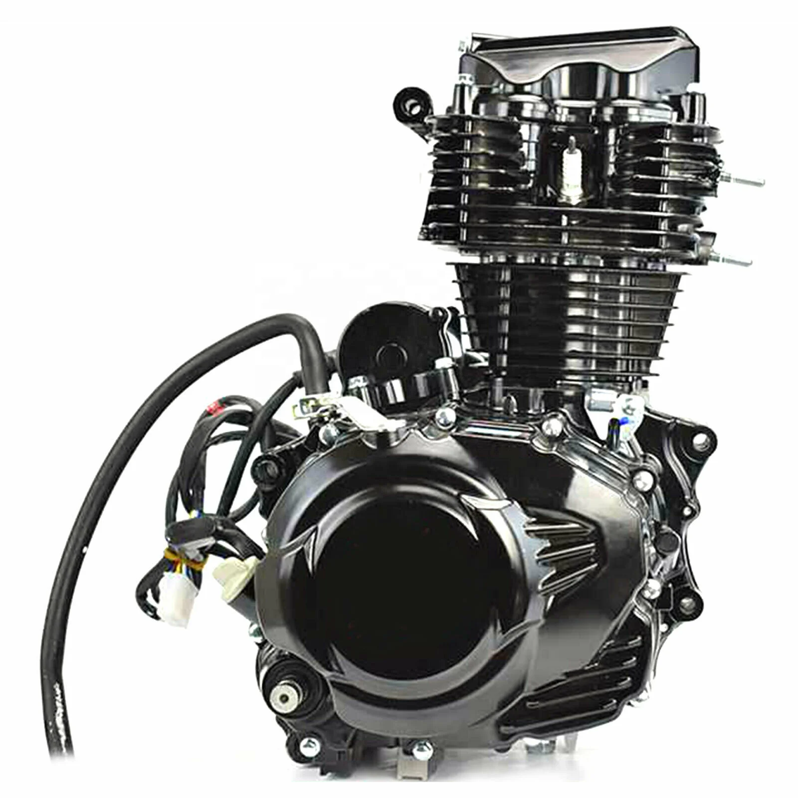 Motorcycle Engine 350cc 13.5KW Water-cooled Single Cylinder 4 Stroke Motor Kick start