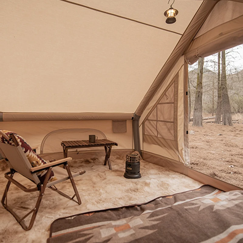 Outdoor camping waterproof ripstop canvas swag tent swags portable  inflatable double swag tent