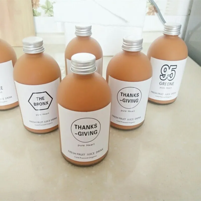 F Stock In Whiskey Flat Wine Bottle 270ml 250ml Glass Beverage Bottle 350ml Vodka Juice Bottle with Lid