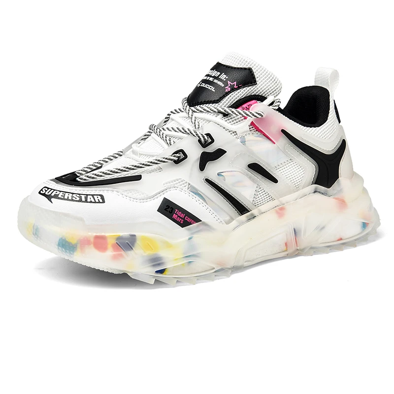  Professional Manufacturer Anti Skid Pu Midsole Colorful Running Sport Shoes chunky shoes