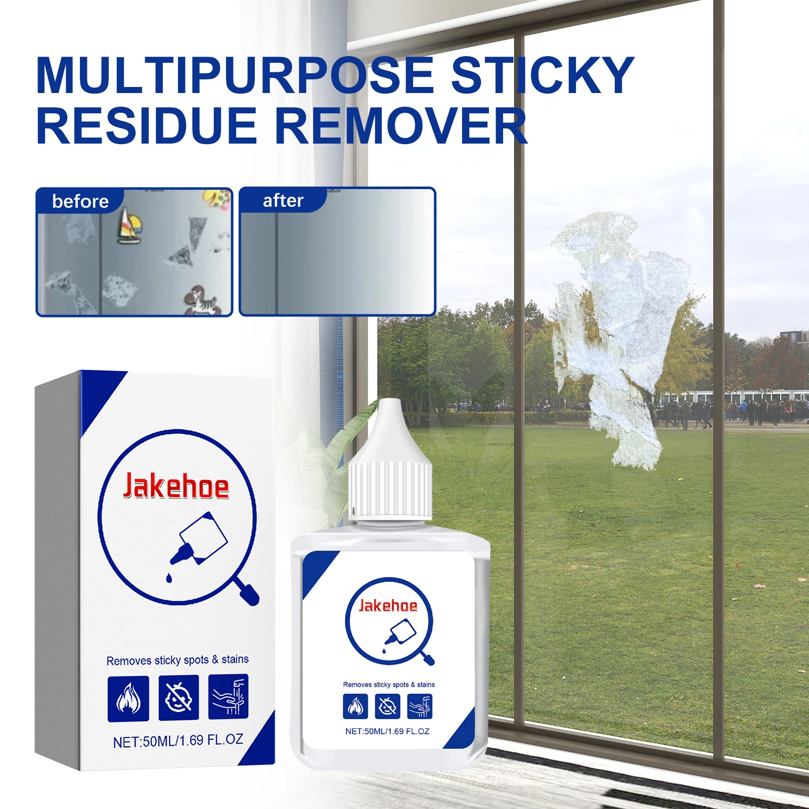 Jakehoe Sticker Removal Tool Eco-friendly Clean Sticker Portable Sticker Remover Spray