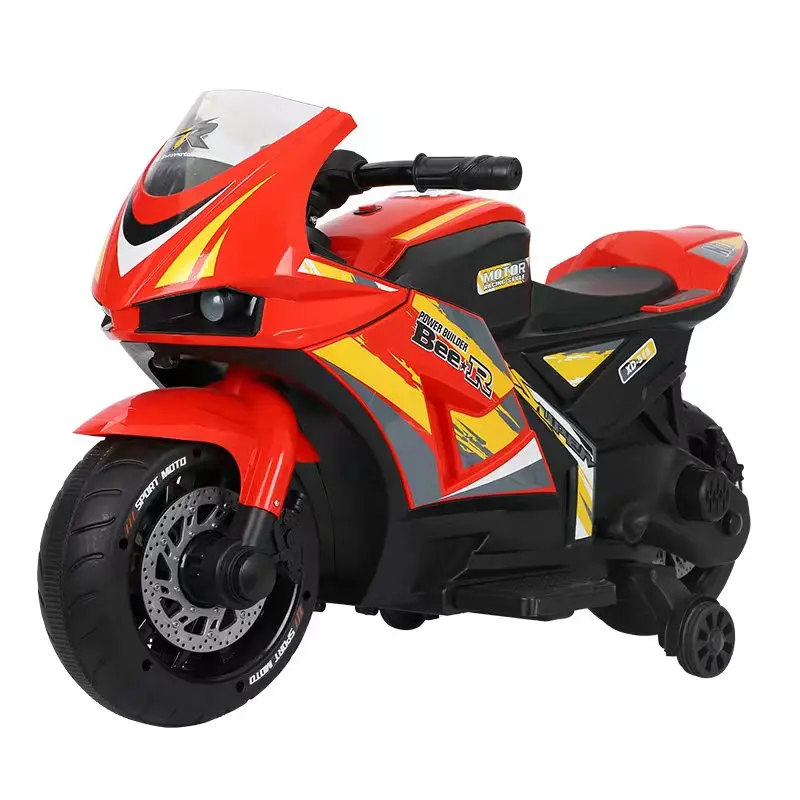 Cheap Price Children Electric Motorcycle Motorbike for Kids Car Battery Plastic Toys Unisex Plastic Motorcycle up to 3 Years