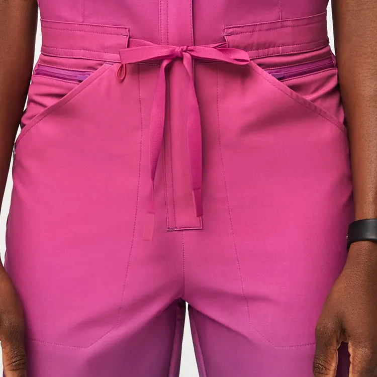 NEW Beauty salons Medical hospital scrubs uniforms Hospital Uniforms Female Nursing Scrub Sets with pockets